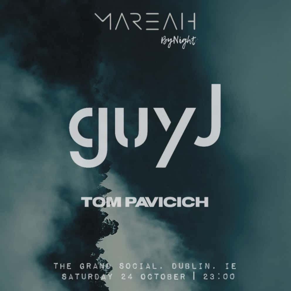 Flyer of Mareah By Night Presents: GuyJ