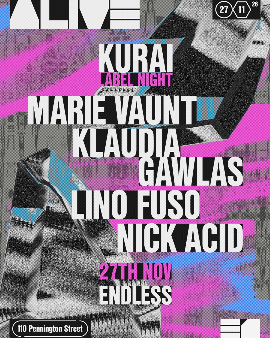 Marie Vaunt, Klaudia Gawlas, Lino Fuso, Nick Acid