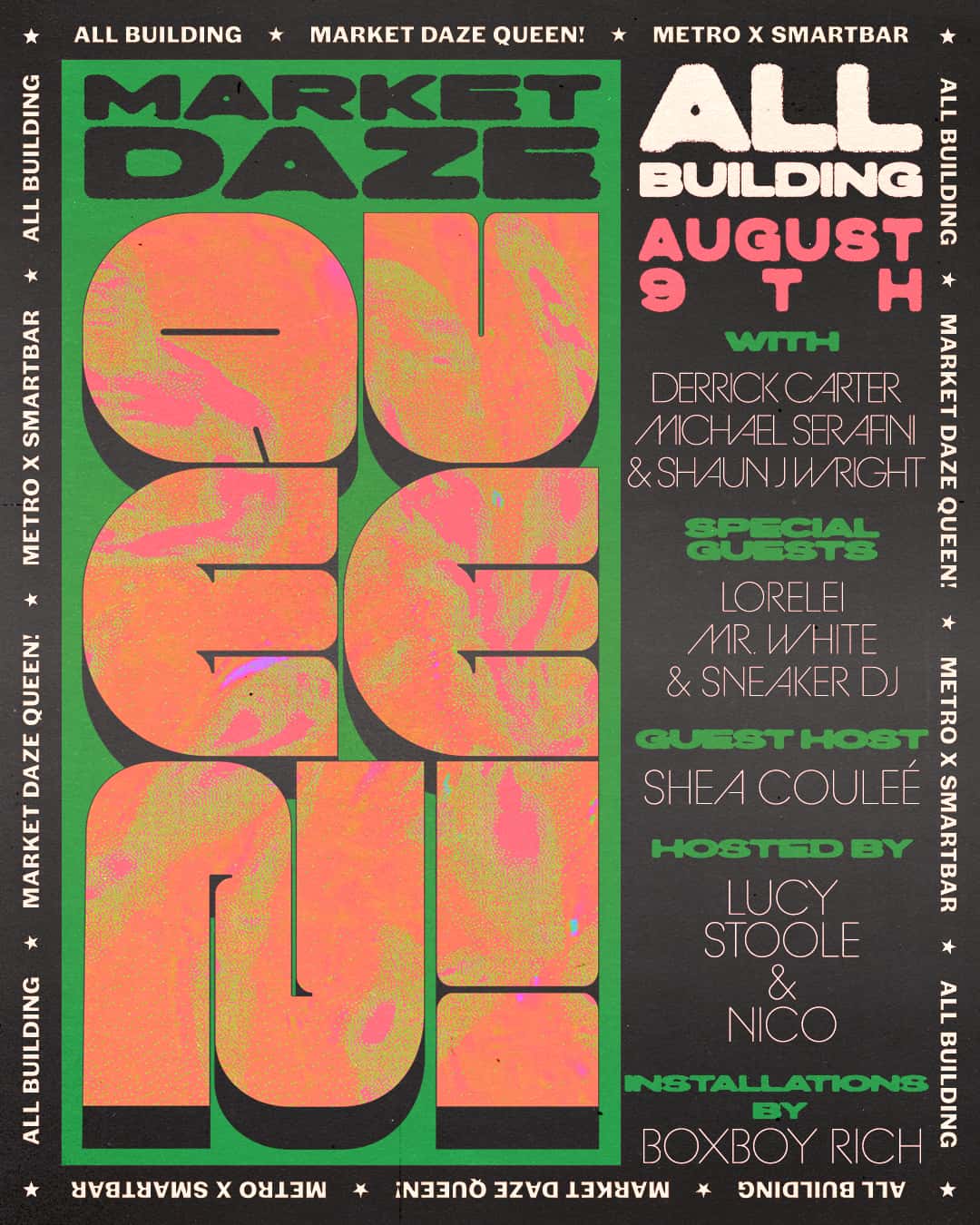 Cartel de Market Daze Queen!