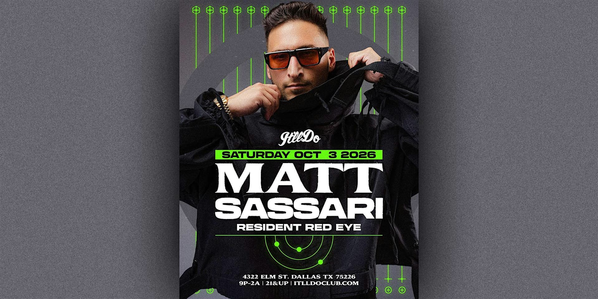 Matt Sassari at It'll Do Club