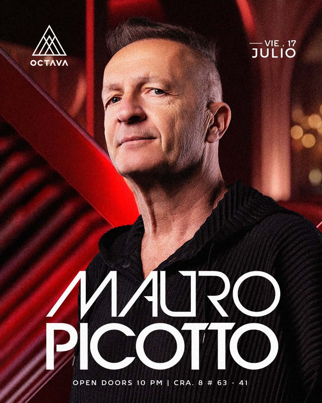 Cartel de MAURO PICOTTO -Techno Legend-