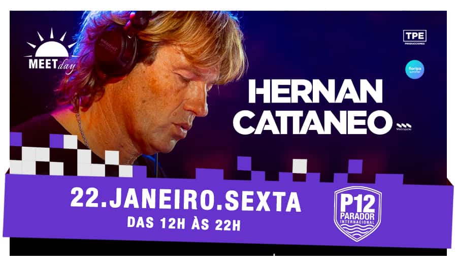 Flyer de Meet Day apresenta: Hernán Cattáneo