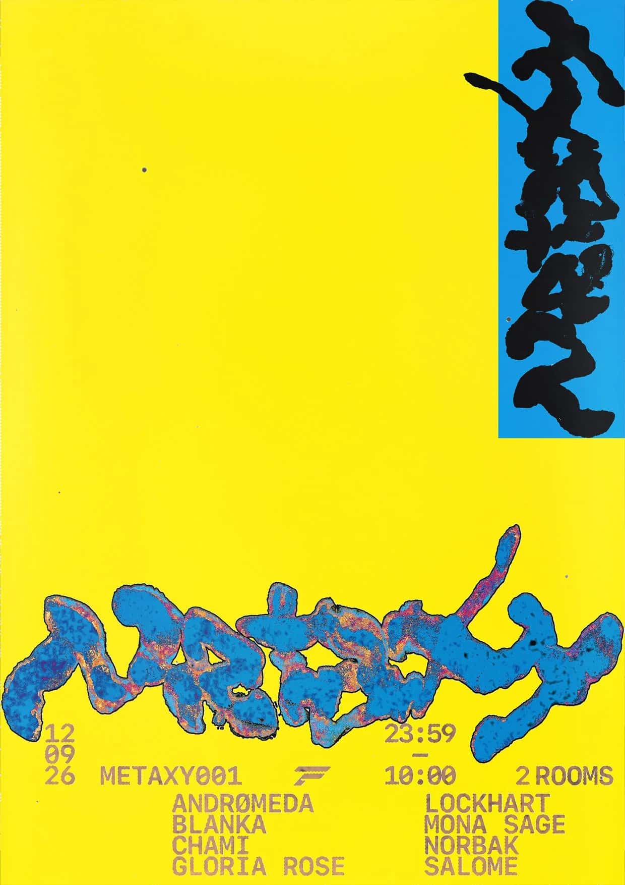 Flyer de FOLD presents METAXY001 (EXTENDED)