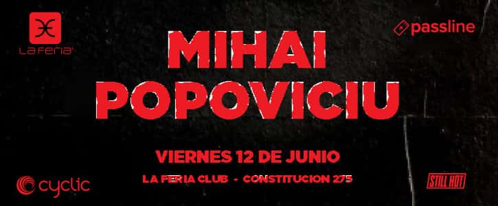 Cartel de MIHAI POPOVICIU - LA FERIA CLUB 26