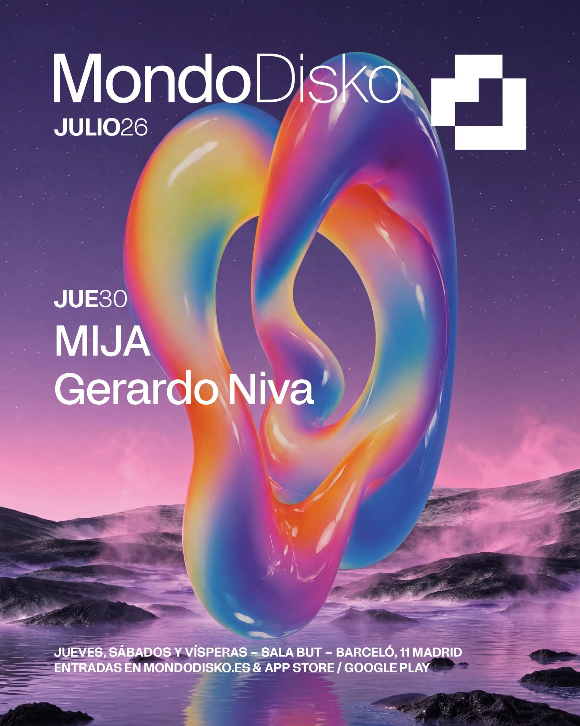 Cartel 1 de MIJA / Gerardo Niva