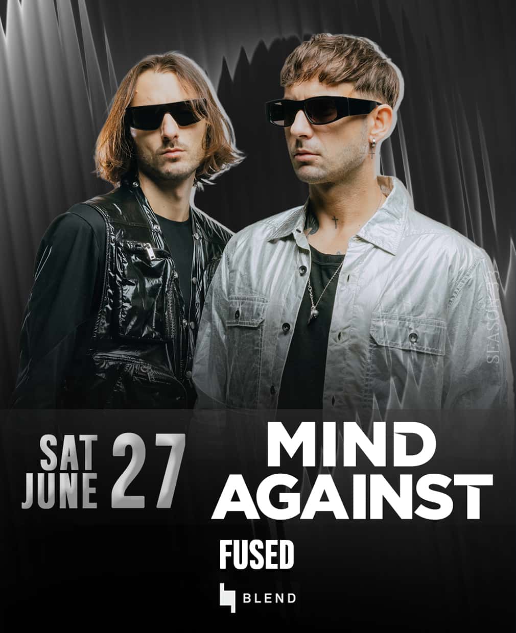 Cartel de Mind Against | Fused