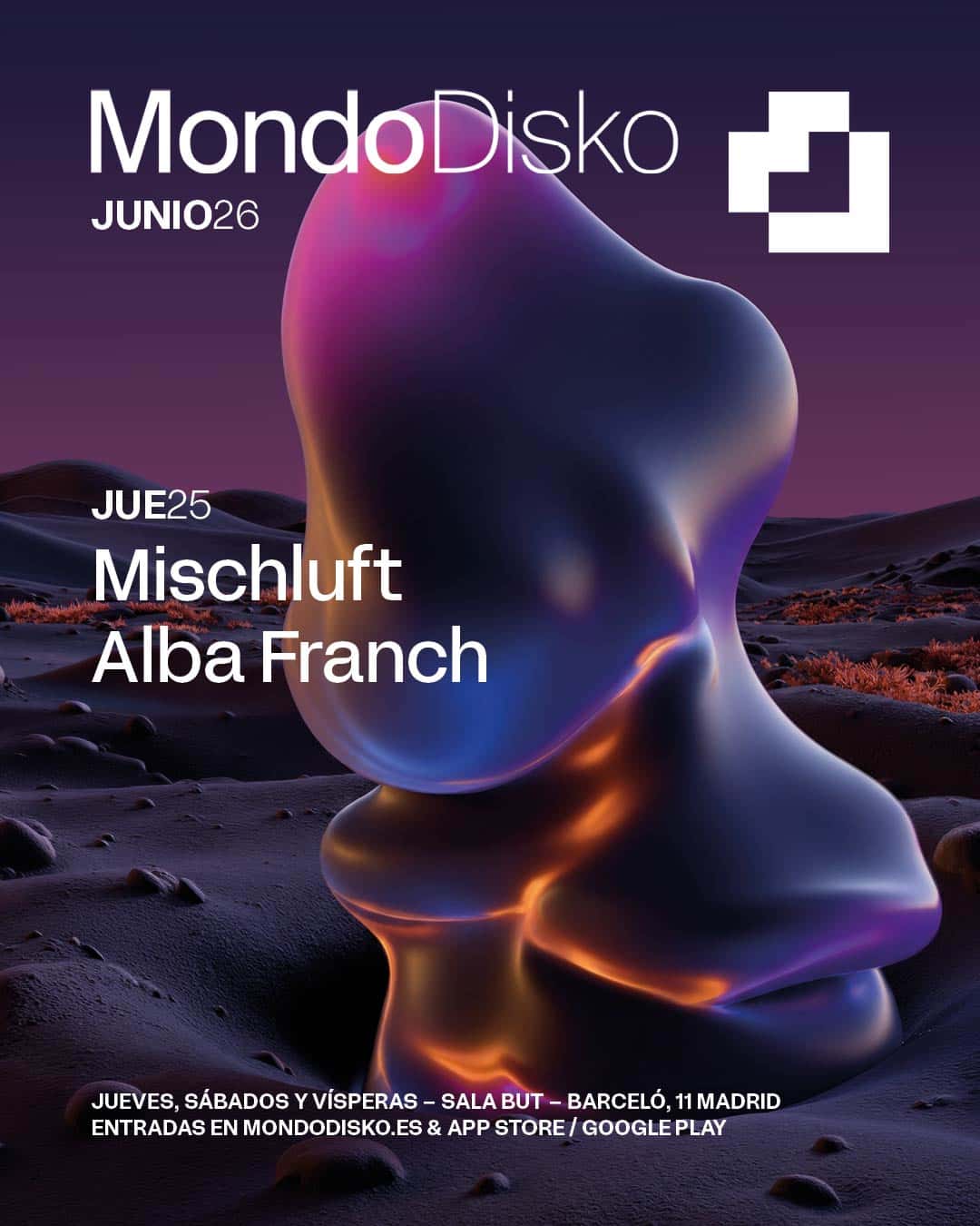 Cartel de Mischluft / Alba Franch
