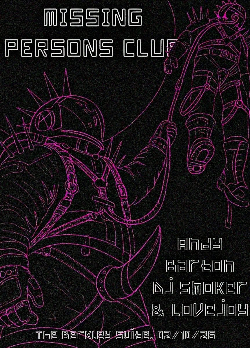 Missing Persons Club (Free tickets)