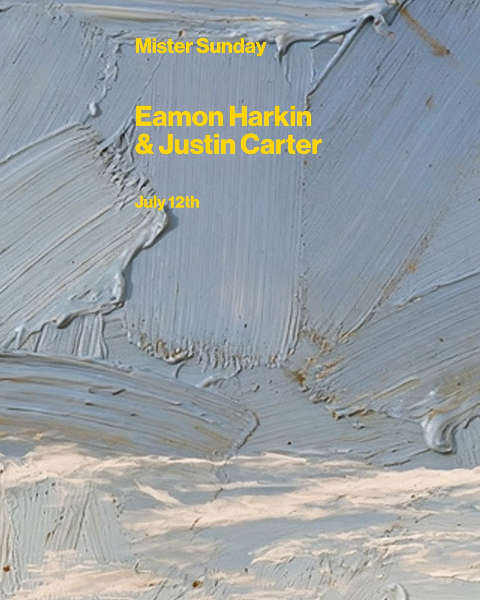 Mister Sunday: Eamon Harkin and Justin Carter