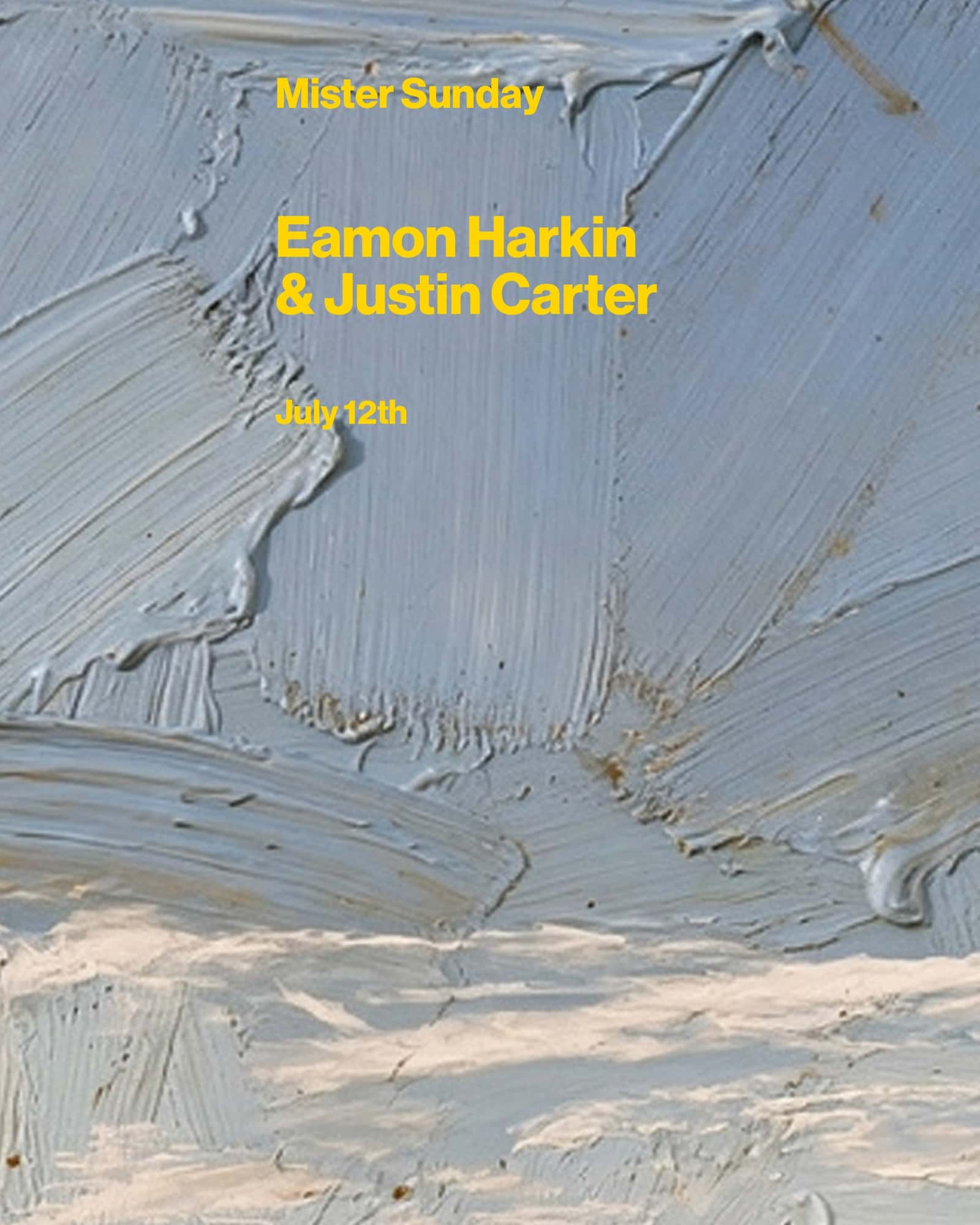 Cartel de Mister Sunday: Eamon Harkin and Justin Carter