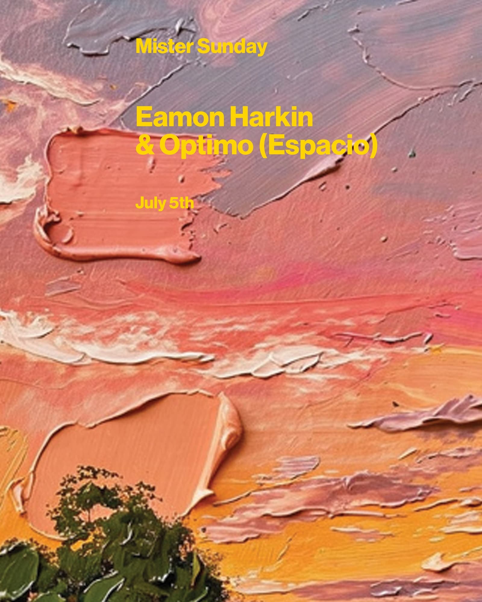 Mister Sunday: Optimo (Espacio) and Eamon Harkin