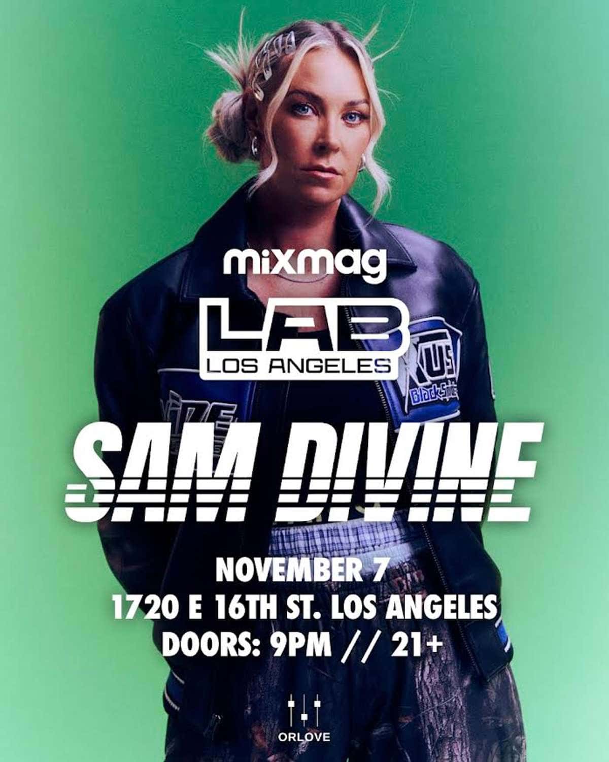 Flyer of Mixmag LAB LA: Sam Divine