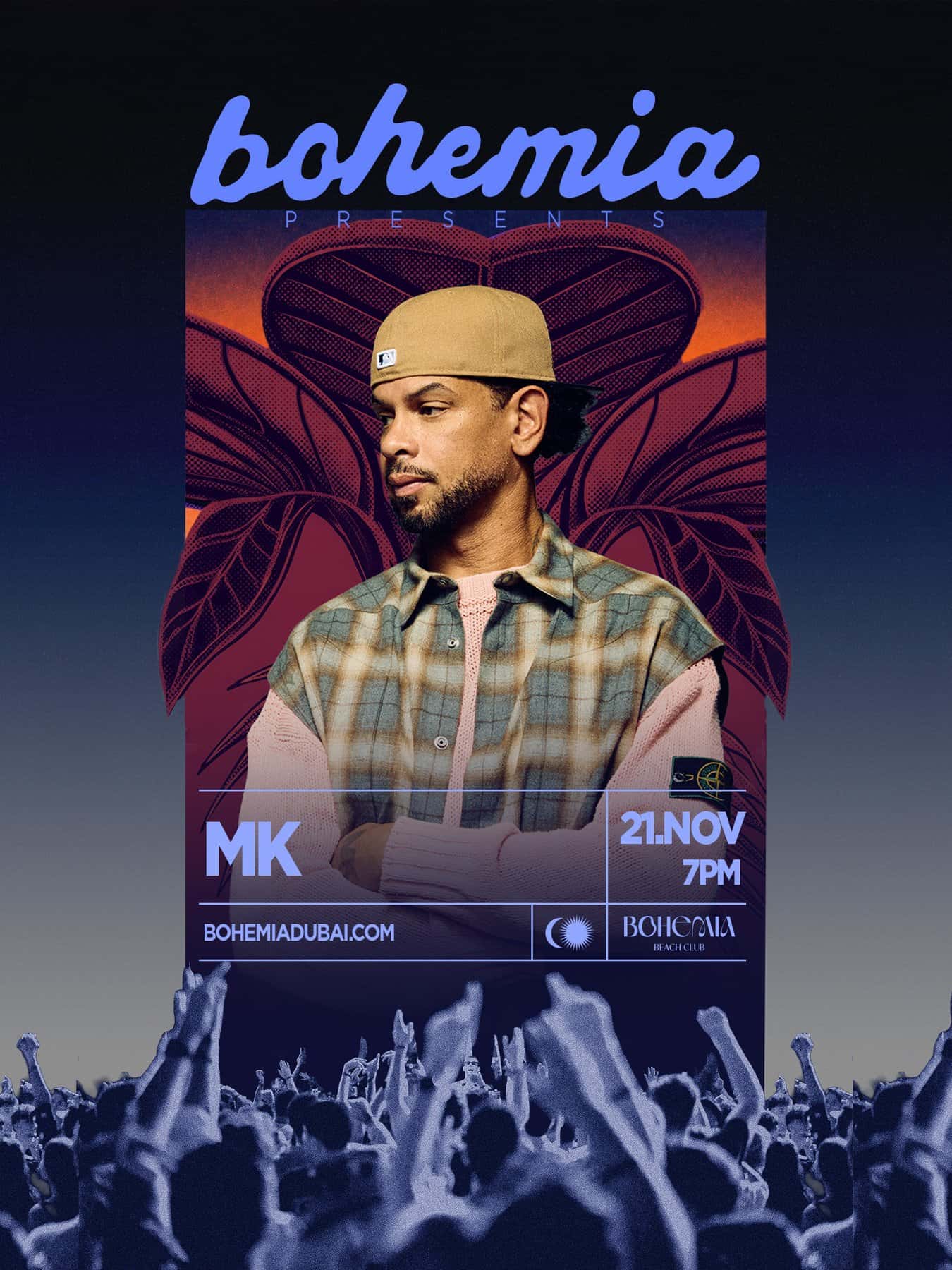 Flyer de Bohemia Presents MK