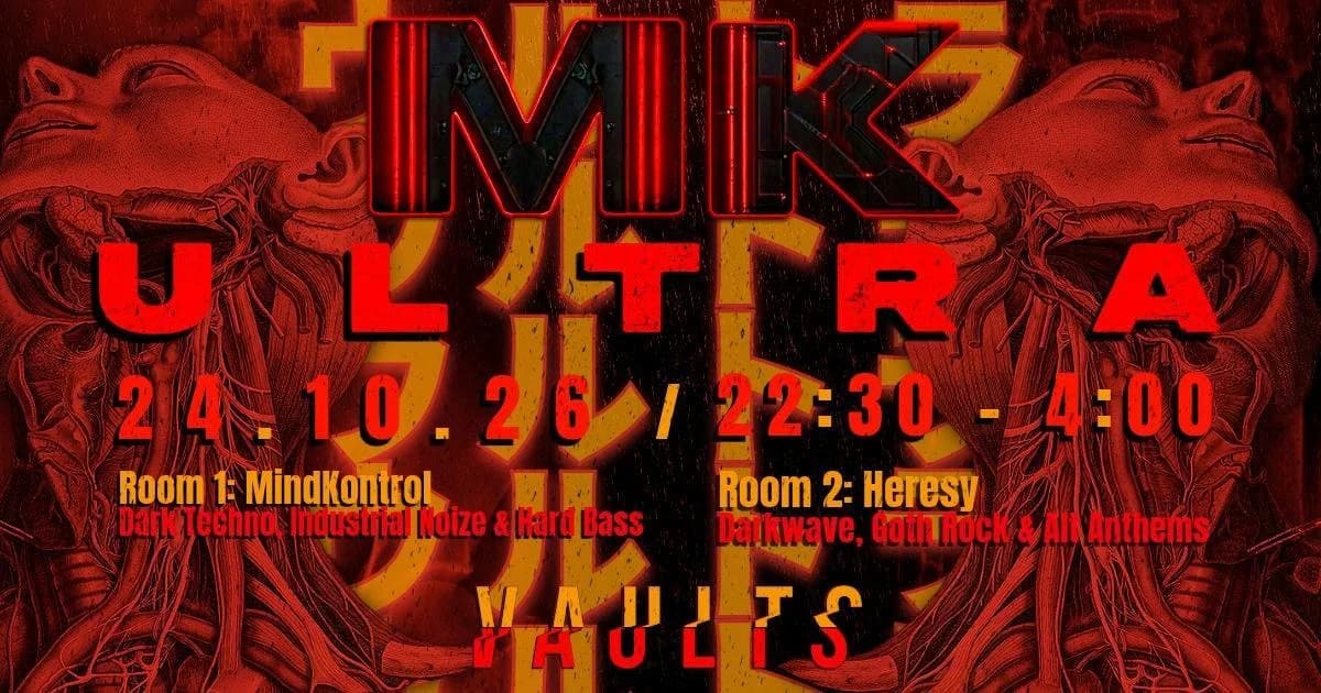 MkUltra @ Vaults, Cardiff • 24th October 2026