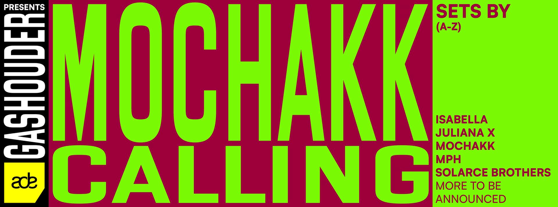 Flyer of Mochakk Calling