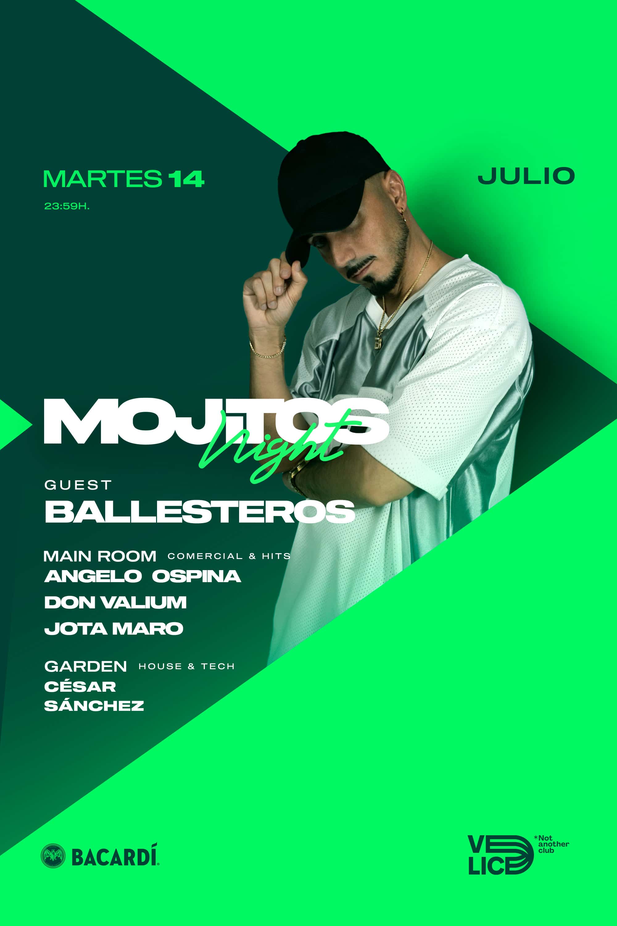 Cartel de Mojitos Night