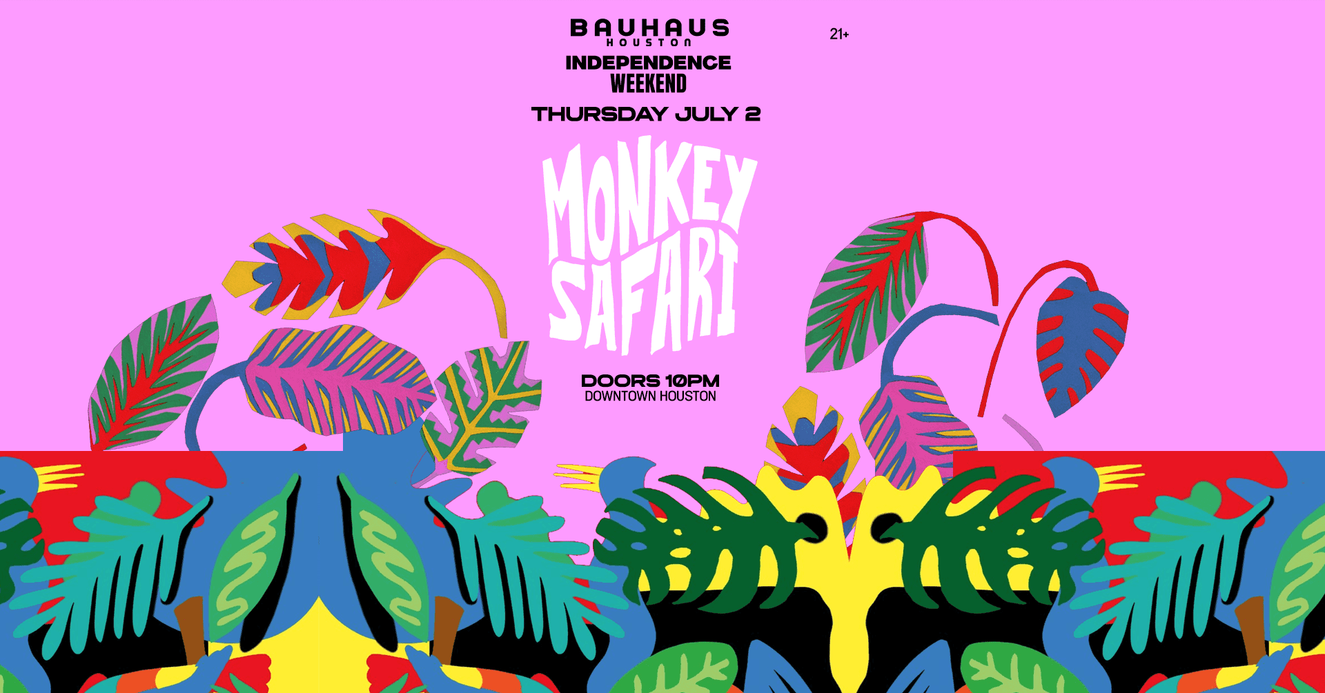Cartel de Monkey Safari (No Work On Friday)