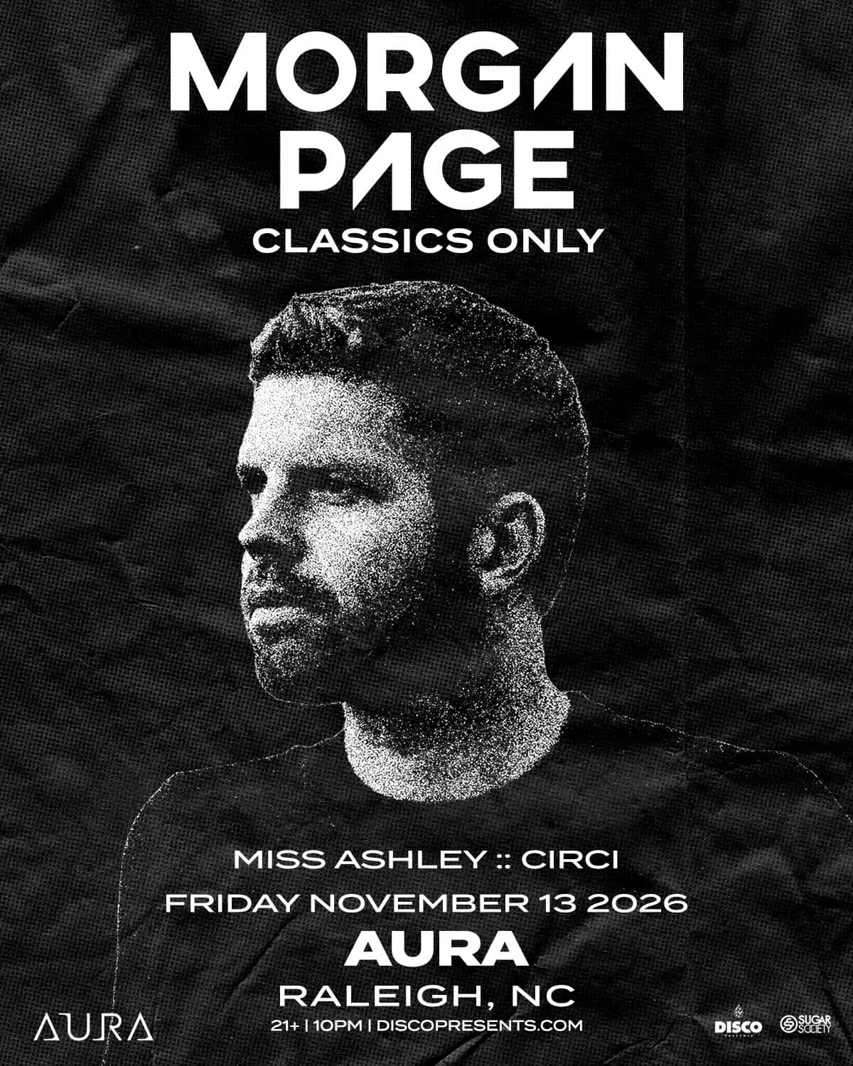 Flyer de Morgan Page: Classics Only