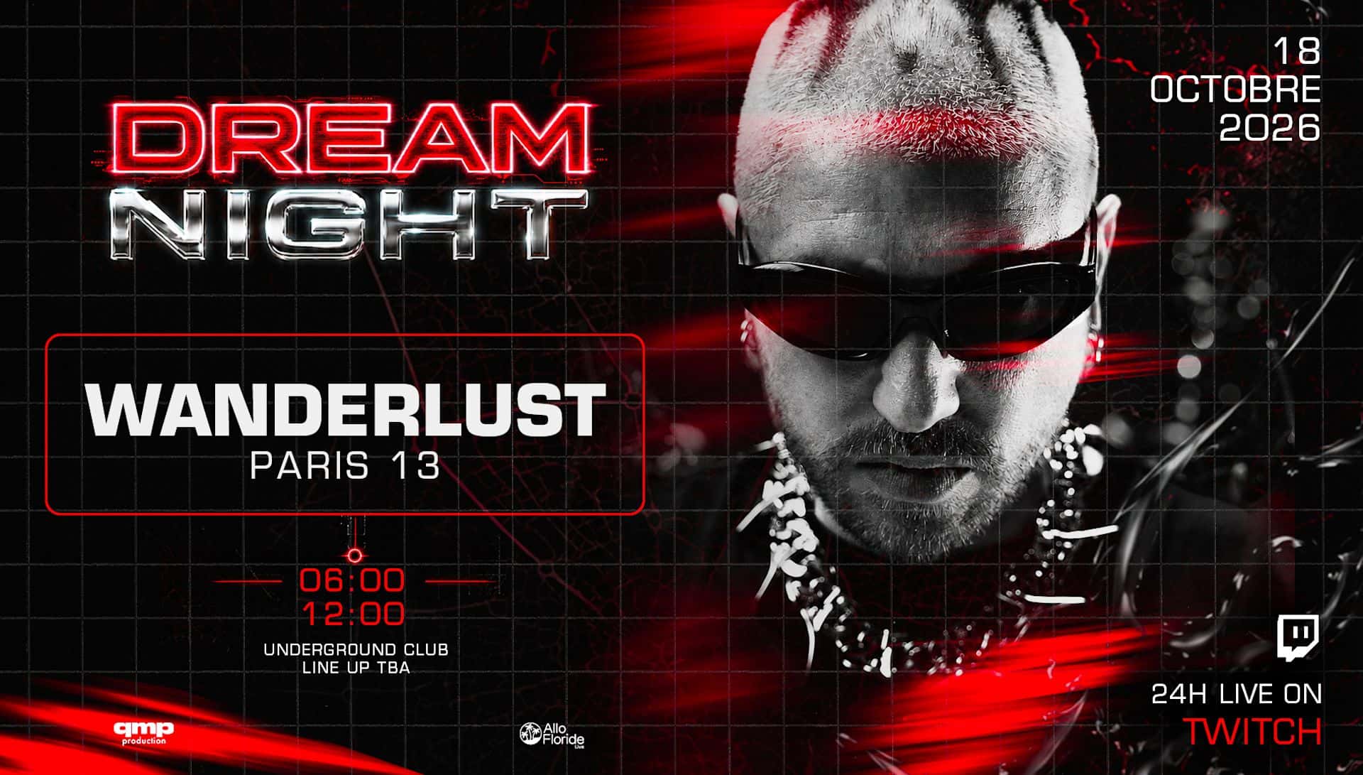 Flyer of Mosimann : Dream Night — Wanderlust