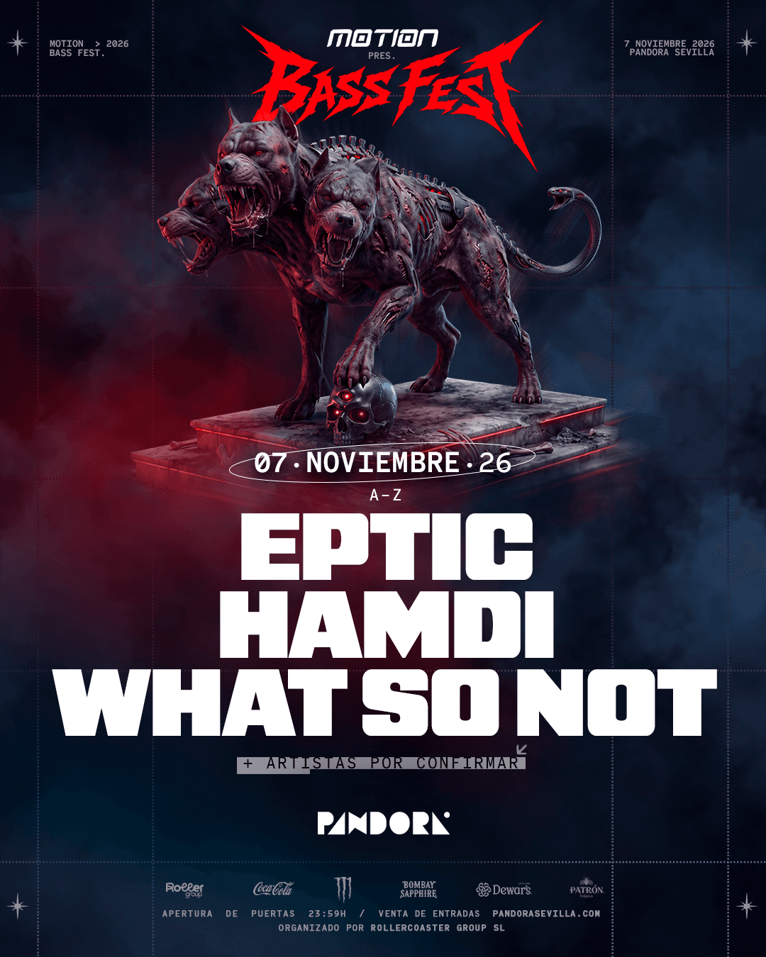 Motion Bass Fest w/ Eptic, Hamdi y What So Not