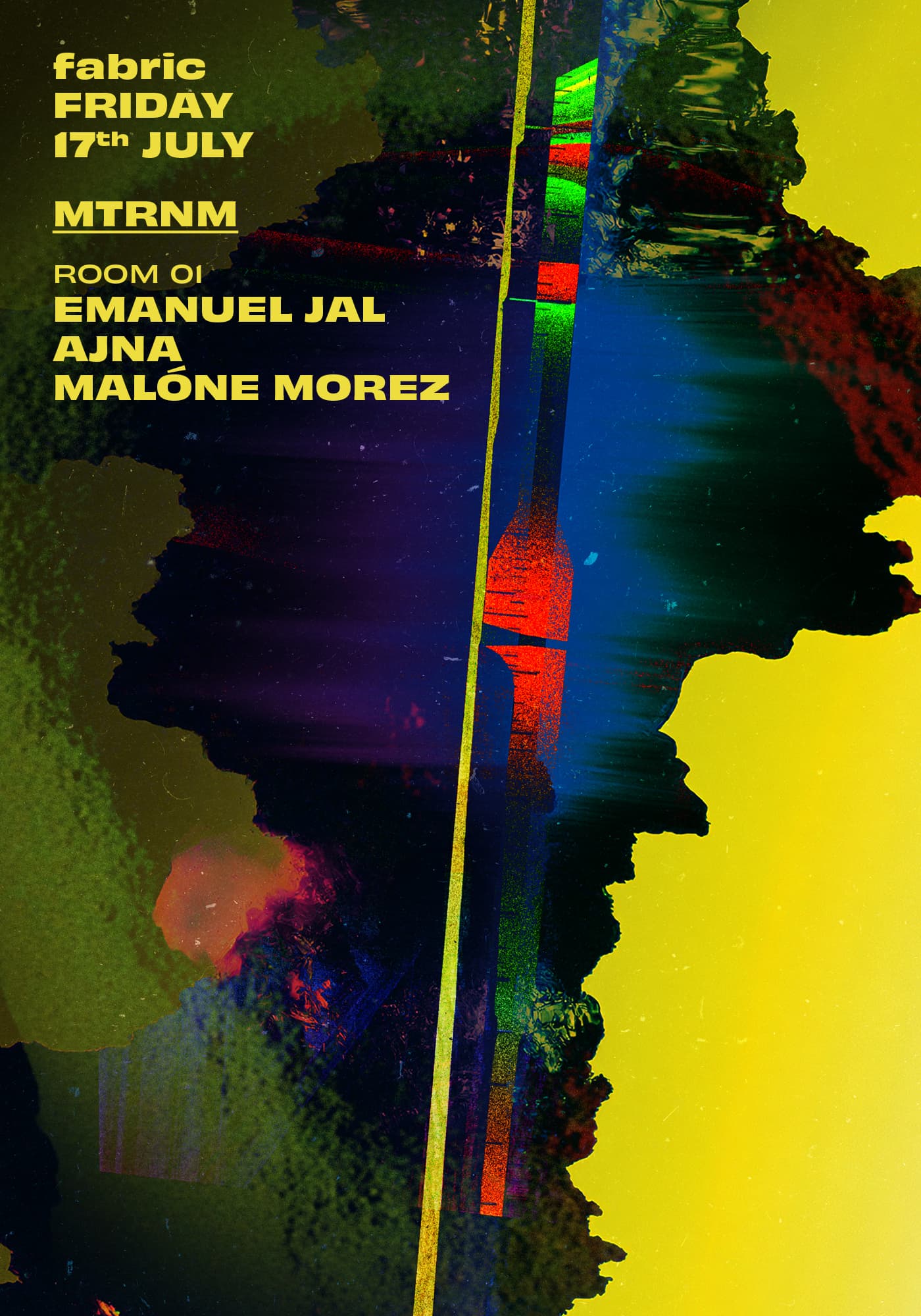 MTRNM: Emmanuel Jal, AJNA, Malóne Morez, Sam Karam + more