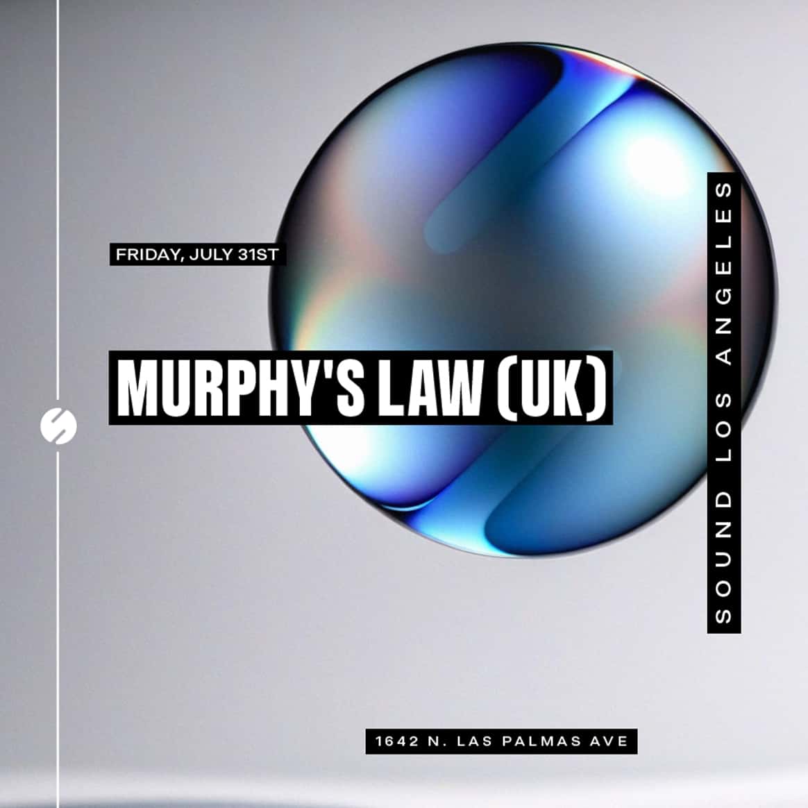 Flyer of Murphy's Law (UK)