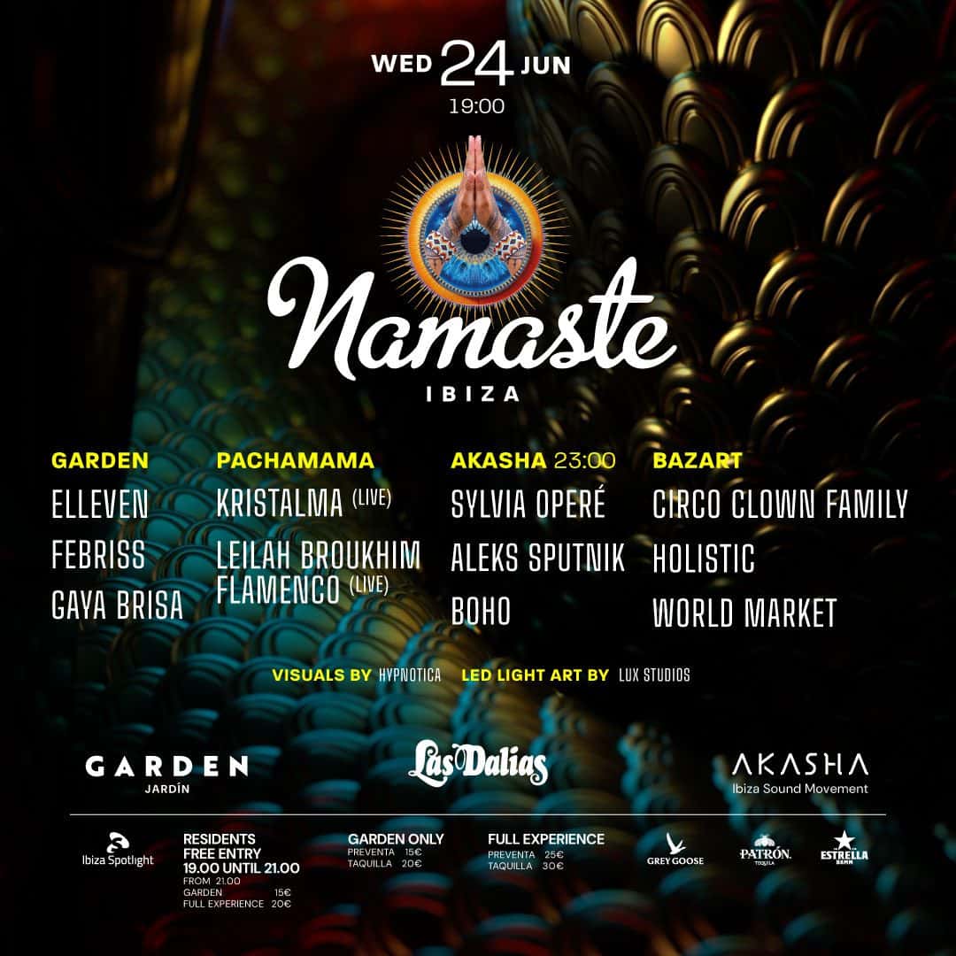 Cartel de Namaste