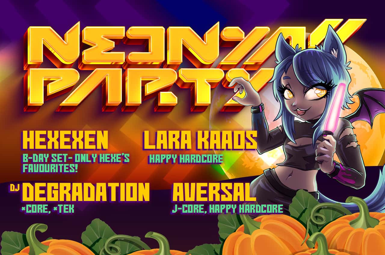 Flyer de Neonya!! Party