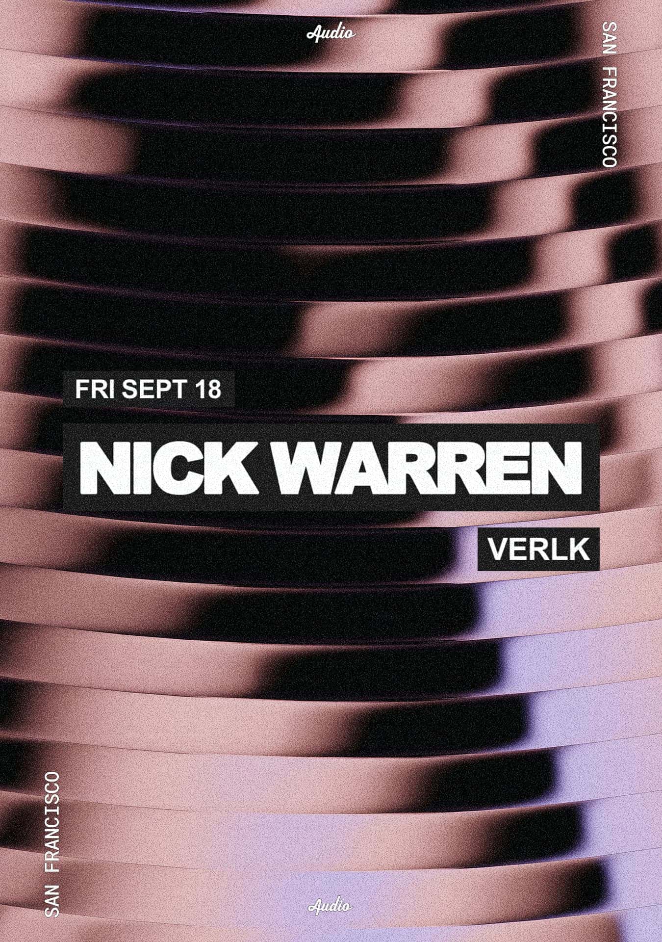 Flyer de Nick Warren