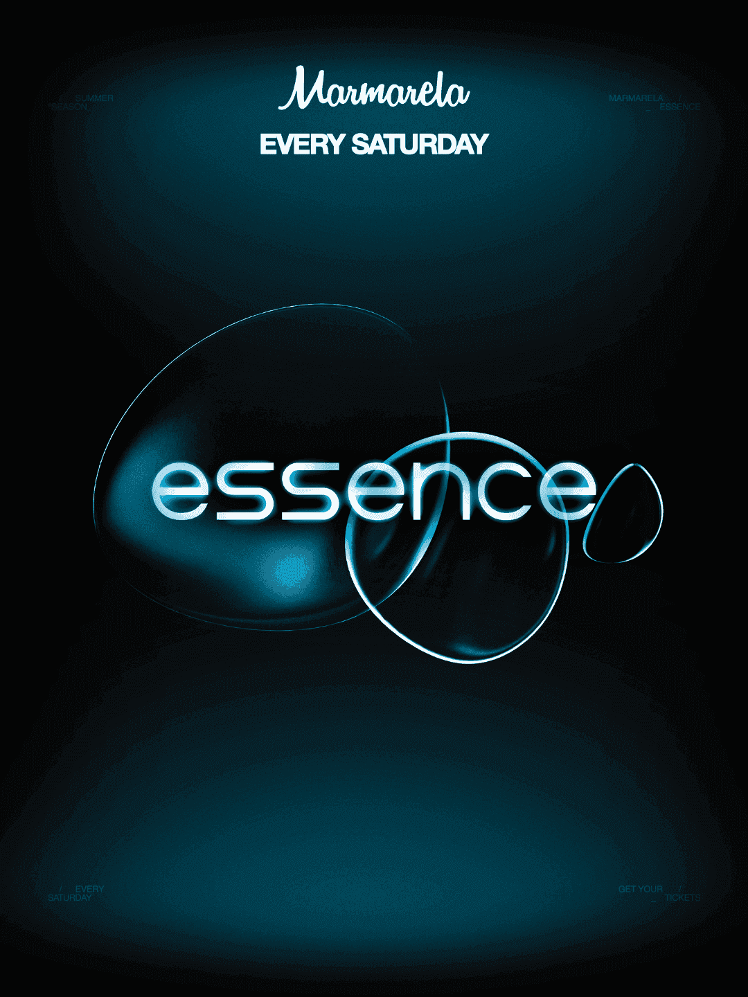 Cartel de NIGHT → ESSENCE (Main Terrace & Indoor Main Stage)