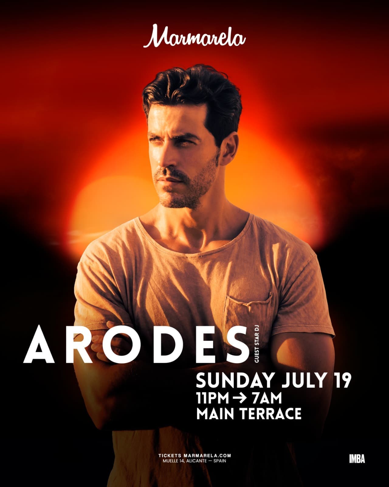 NIGHT → GUEST DJ: ARODES (Main Terrace)