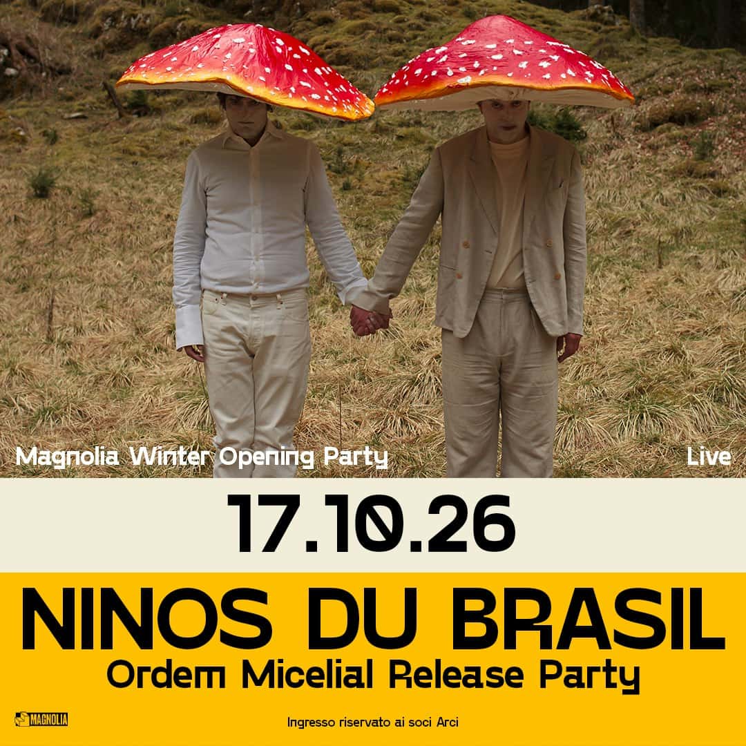 Flyer of Ninos Du Brasil - Ordem Micelial release party + Tresca y Tigre