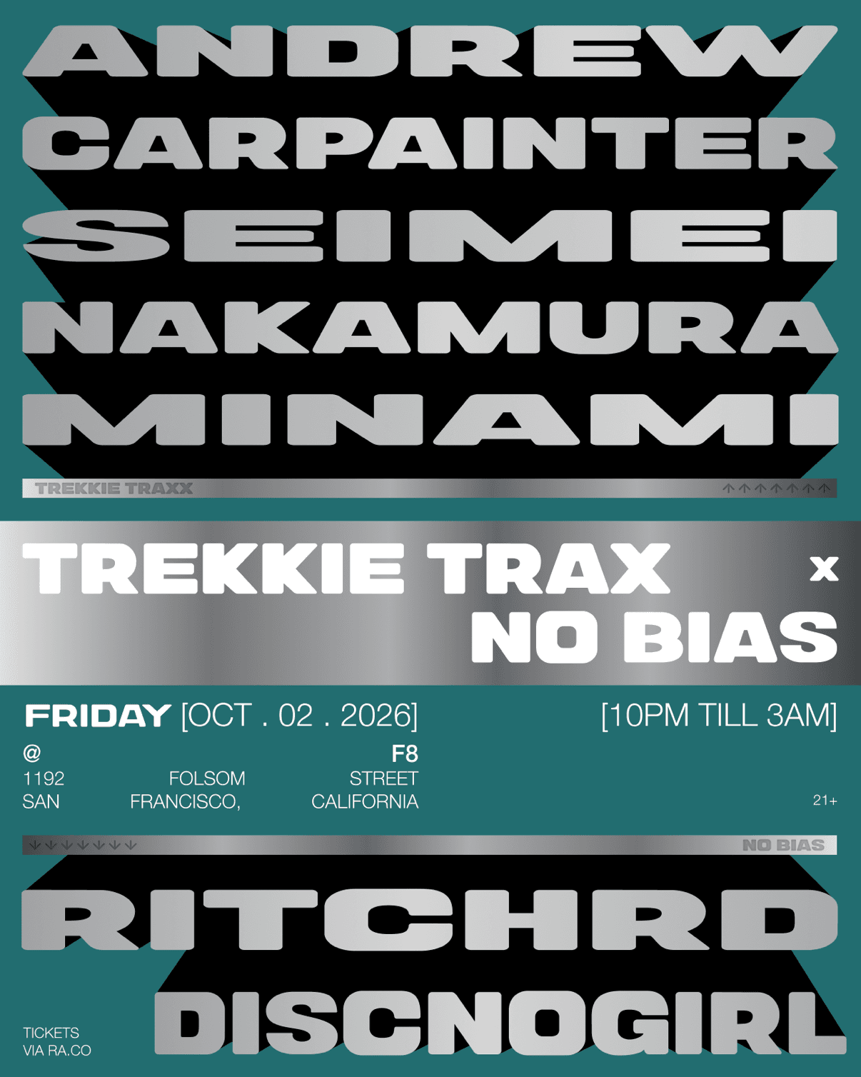 NO BIAS x TREKKIE TRAX