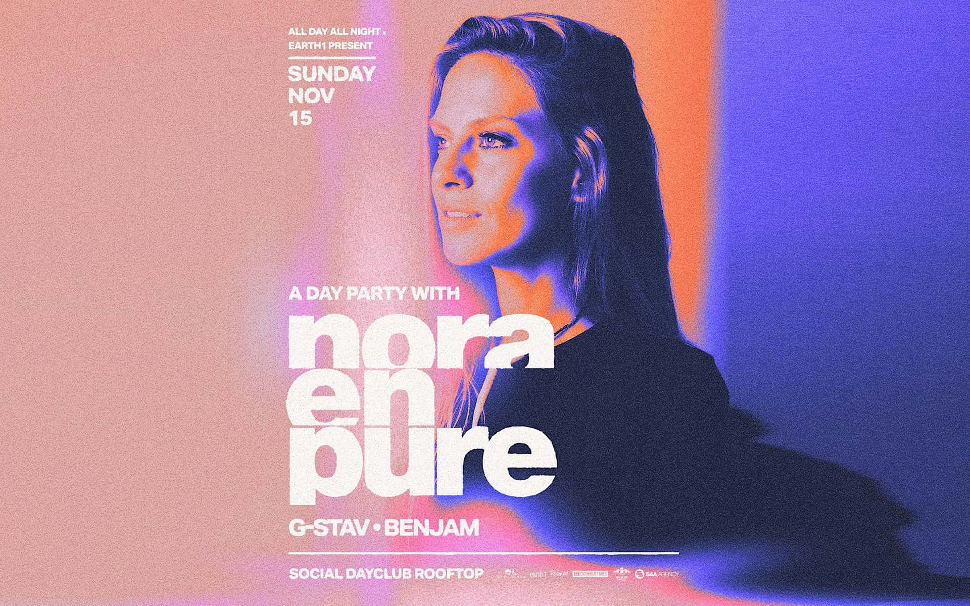 Flyer de NORA EN PURE | Day Party at Social Dayclub Rooftop