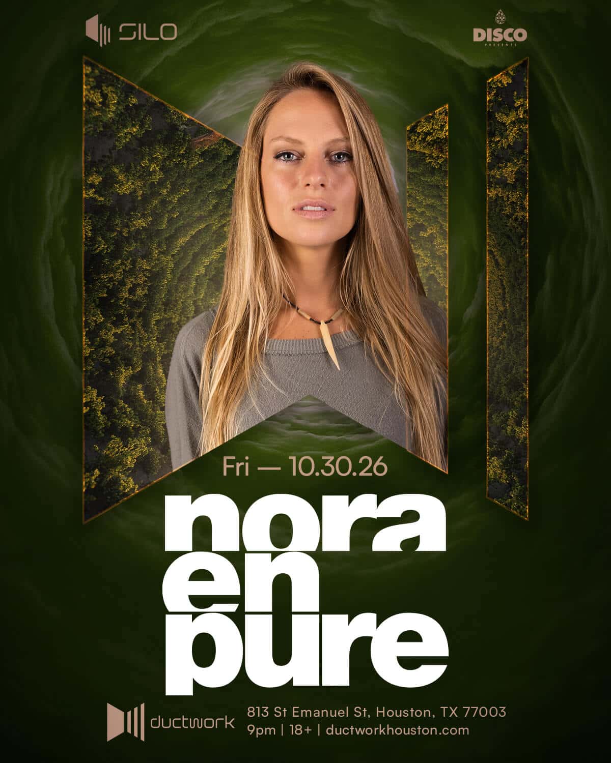 Flyer de Nora En Pure