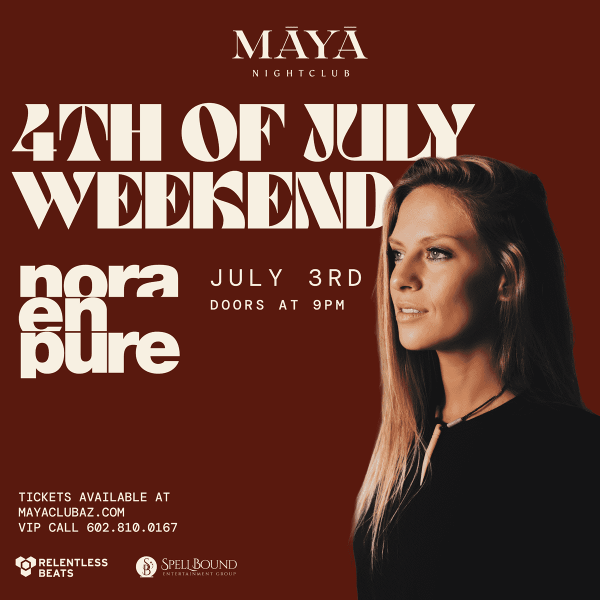 Cartel de Nora En Pure