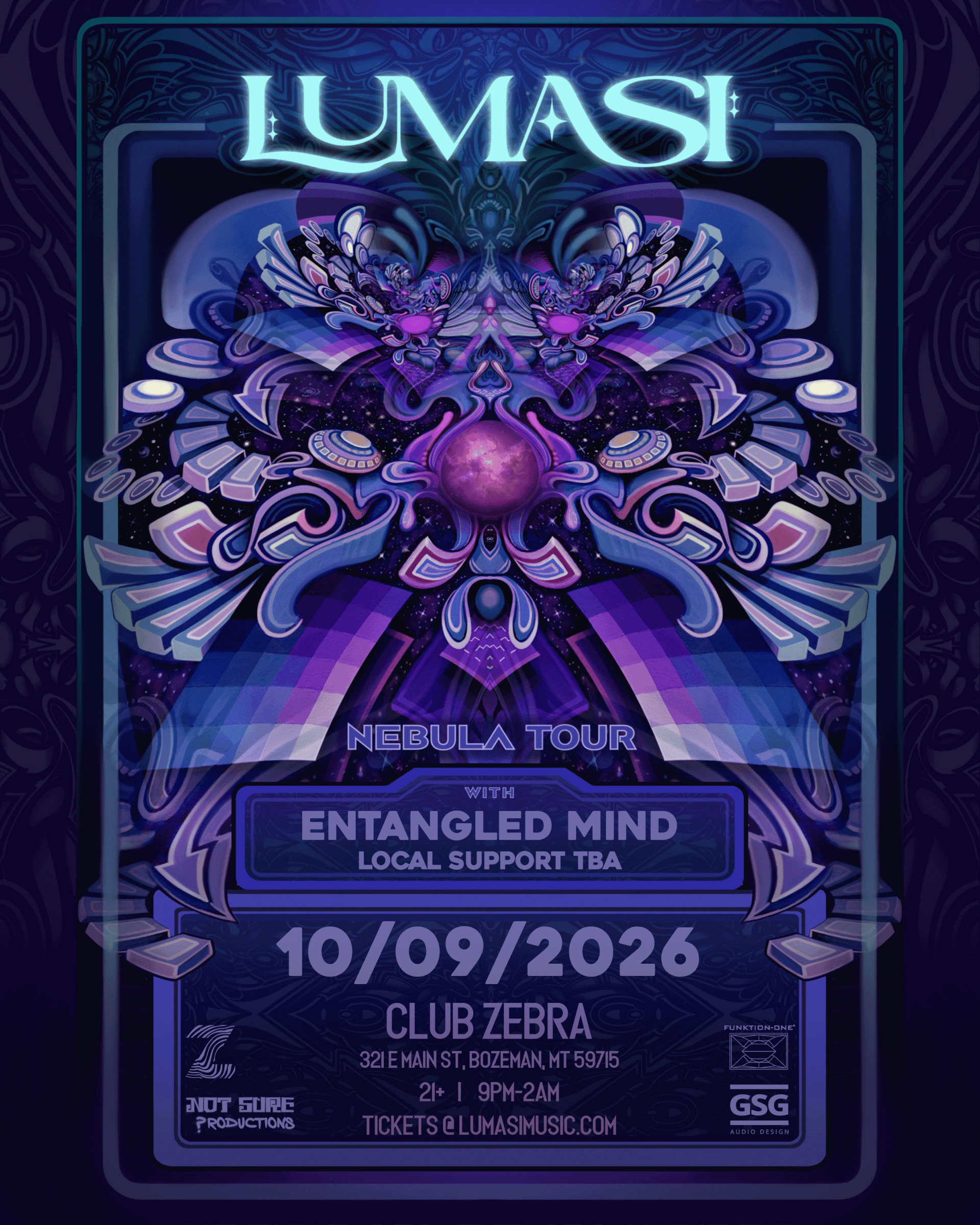 NSP Present: Lumasi Nebula Tour with Entangled Mind