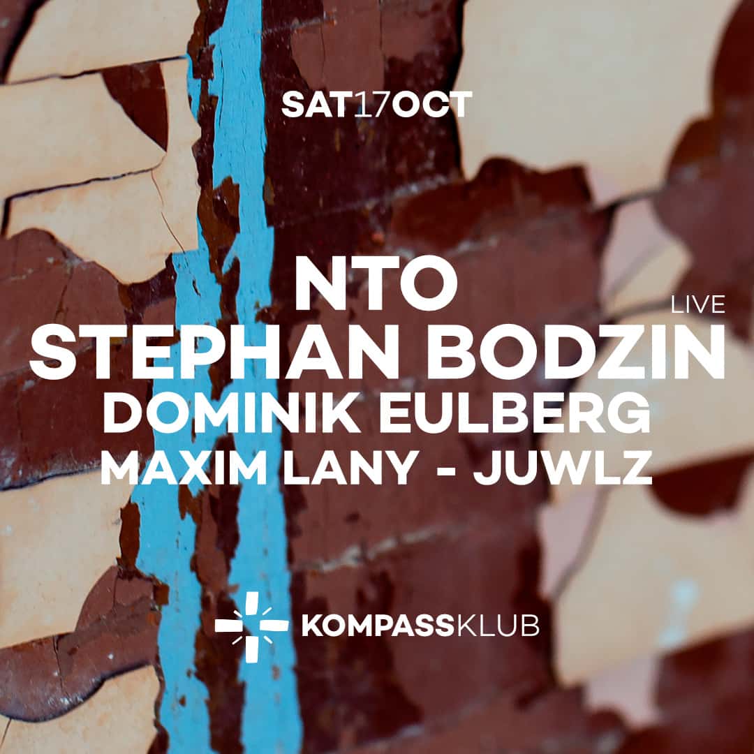 Flyer of NTO & Stephan Bodzin at Kompass