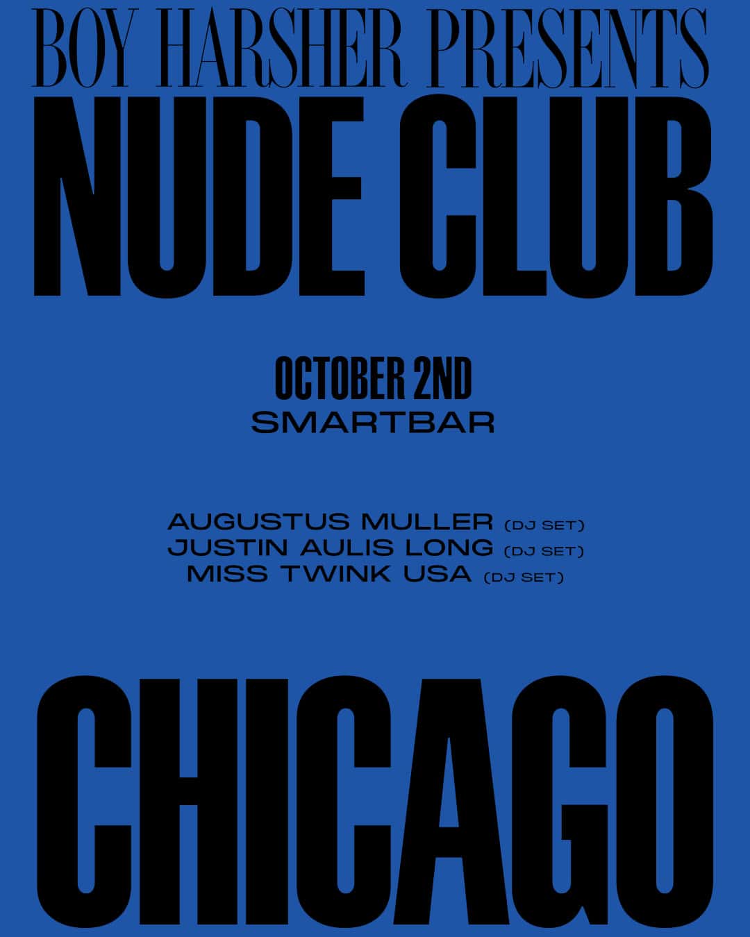 Flyer of Nude Club