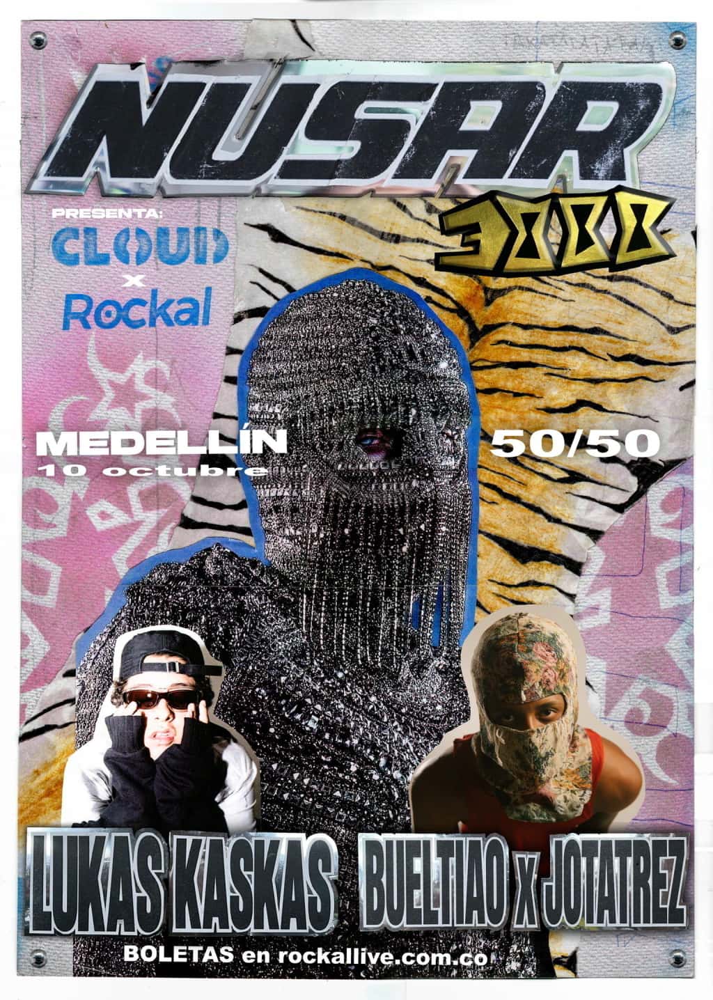 Flyer de NUSAR3000 en Medellín