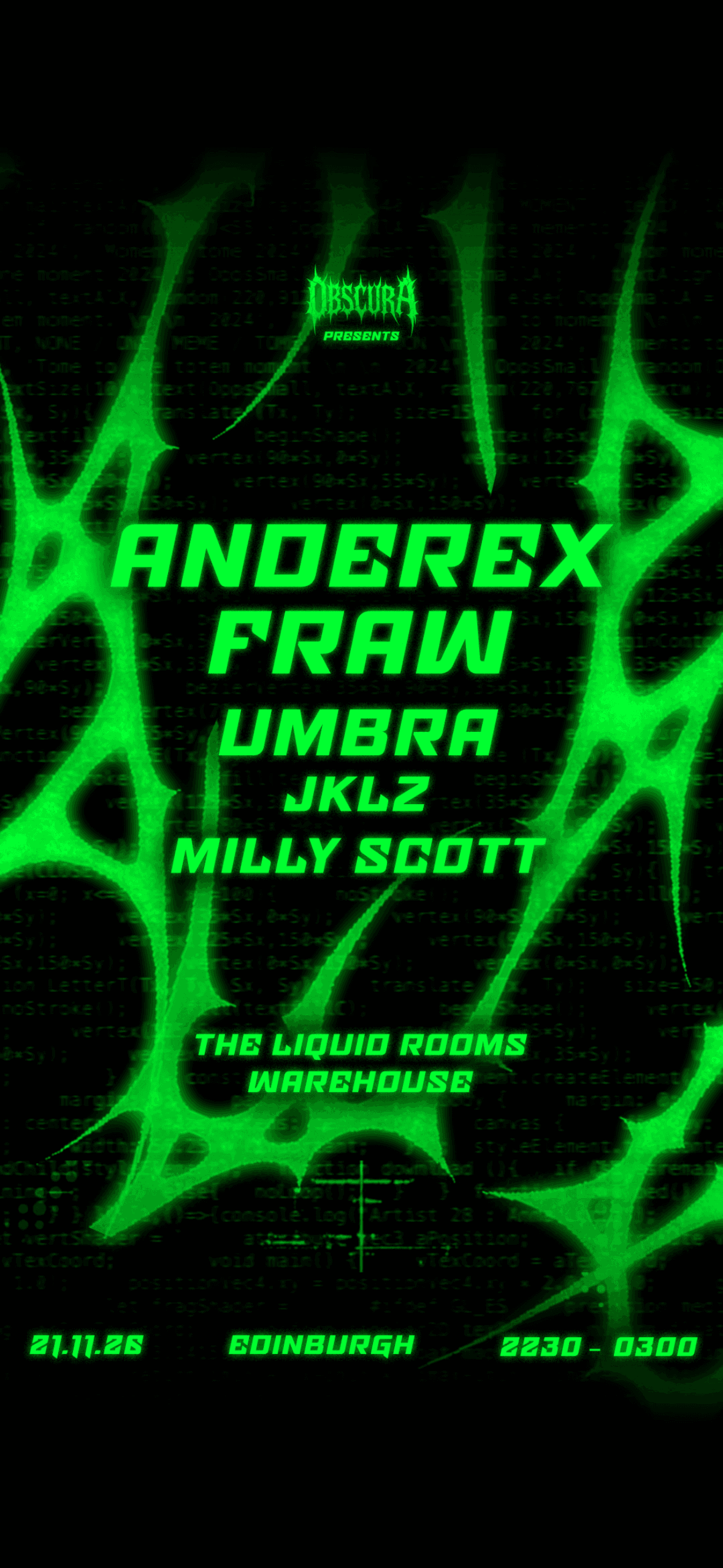 Obscura presents: Anderex & Fraw