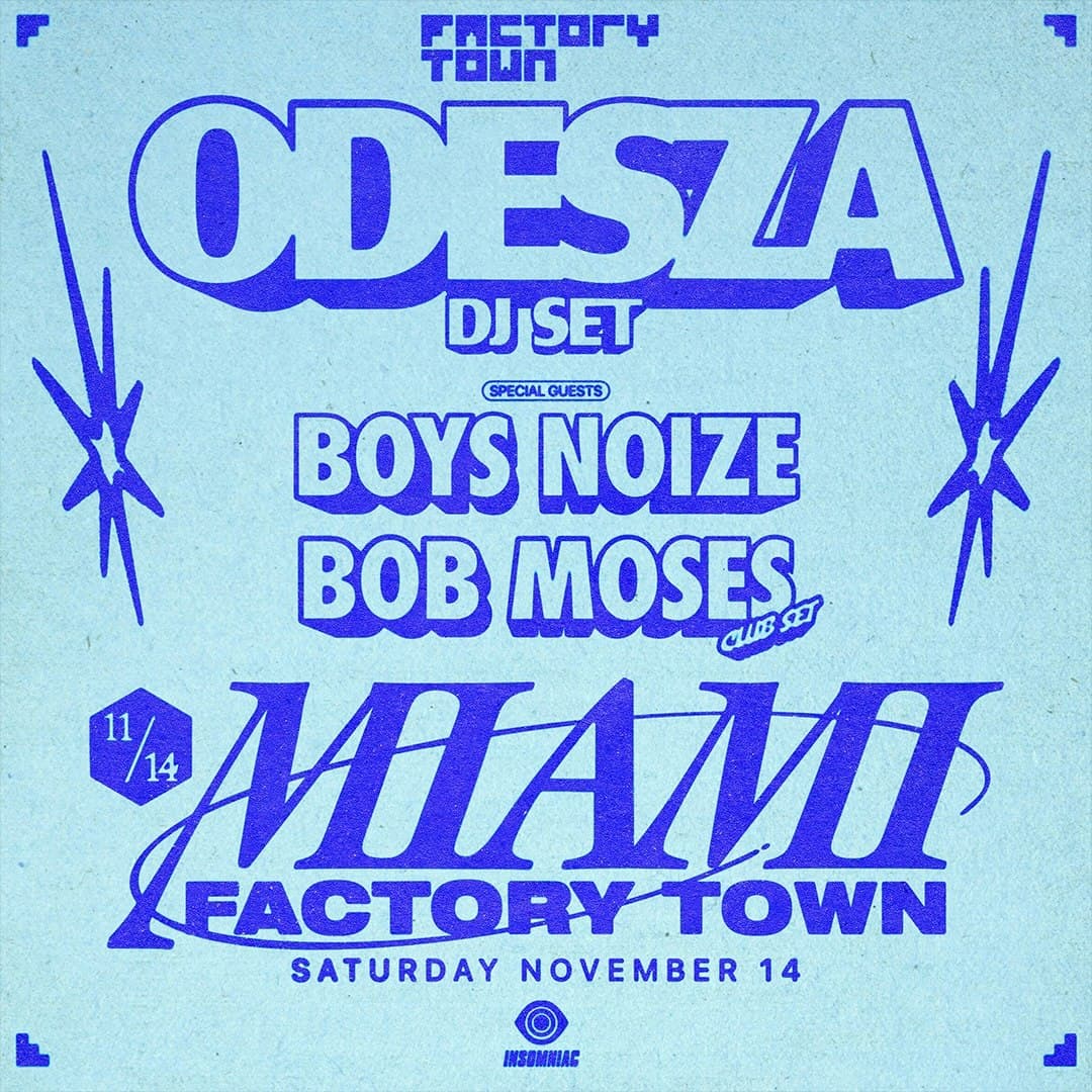 Cartel 1 de ODESZA (DJ Set)