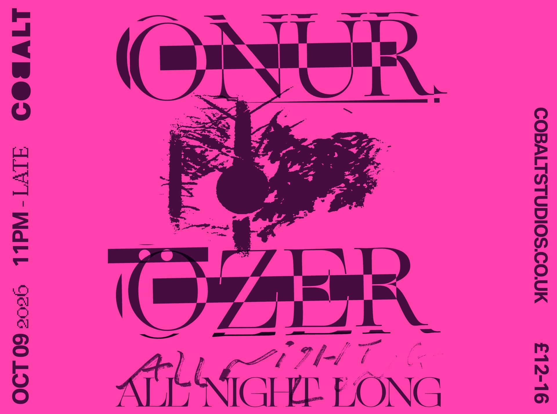 Flyer of Onur Özer – All Night Long (Age 21+)