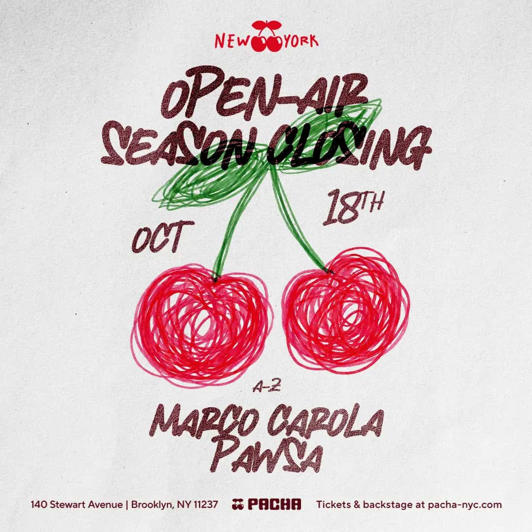 Flyer of Open Air Season Closing ft. Marco Carola, PAWSA