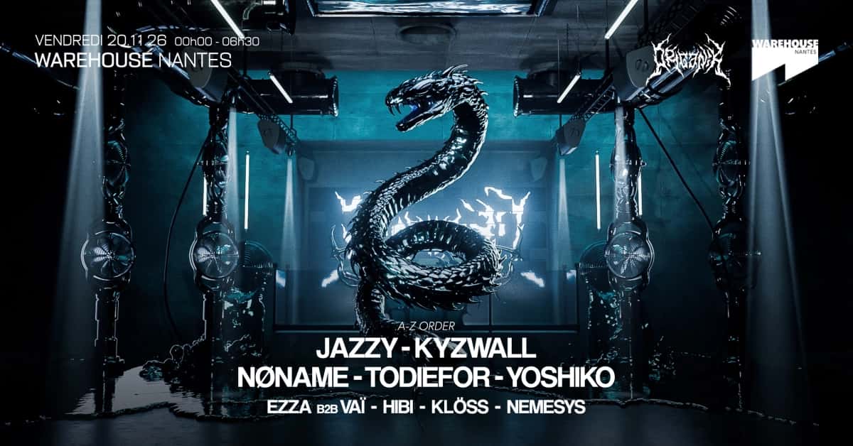 Flyer de ORGANÏK w/ Jazzy, Yoshiko, Todiefor & more