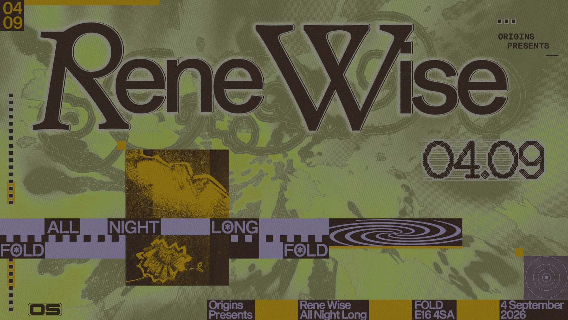 Cartel de Origins: Rene Wise (All Night Long)