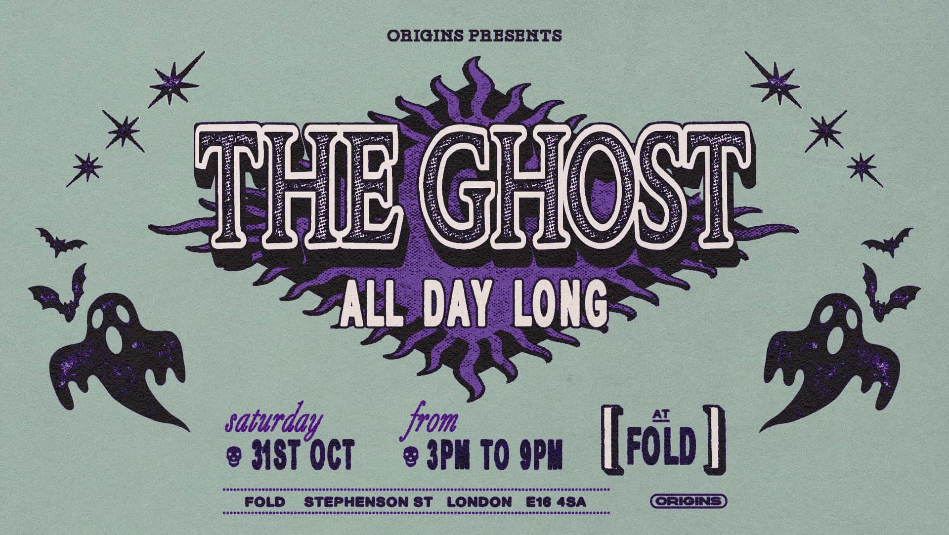 Flyer of Origins: The Ghost (All Day Long)