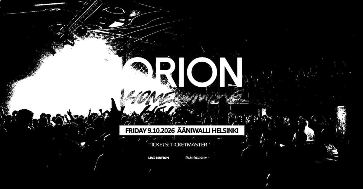 Flyer de ORION - Homecoming Helsinki
