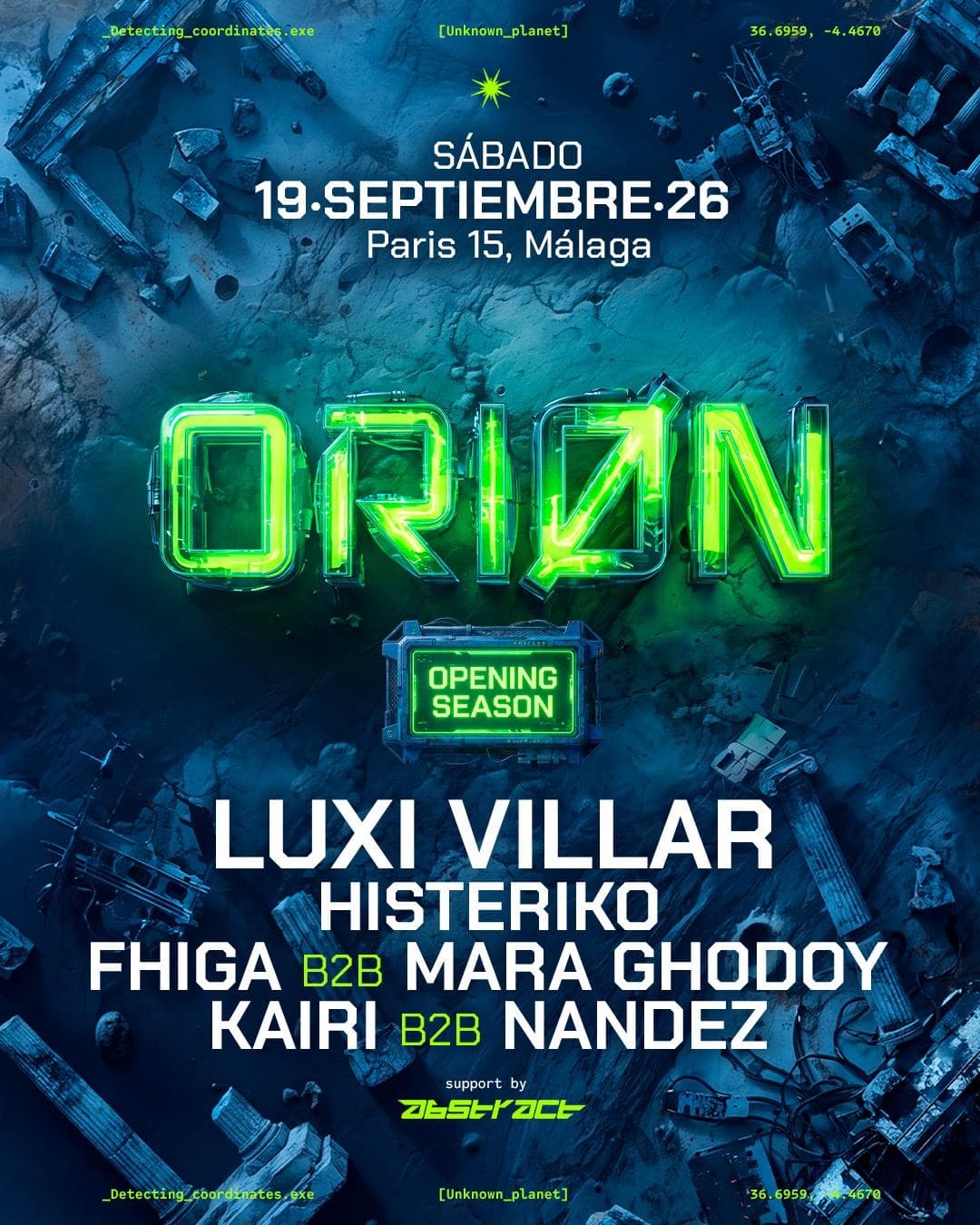 ORION PRO: OPENING SEASON