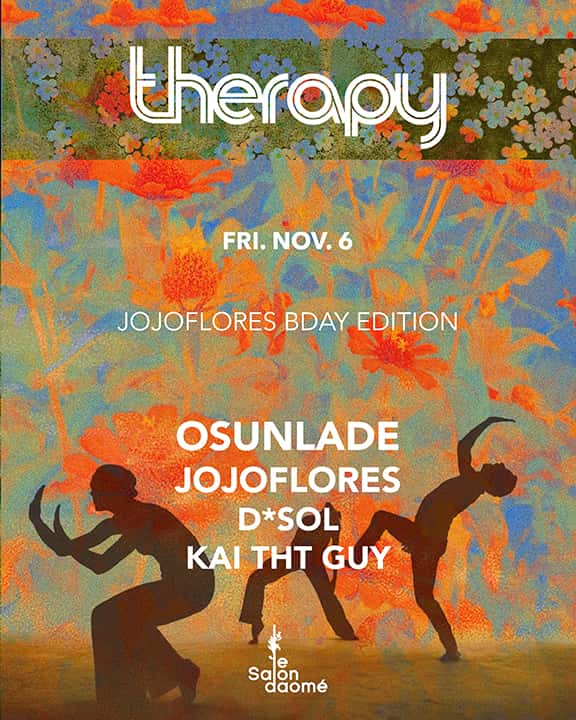 Flyer de Osunlade, Jojoflores, D*soul, Kai Tht Guy